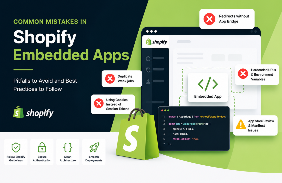Common Mistakes in Shopify Embedded Apps (And How to Avoid Them)
