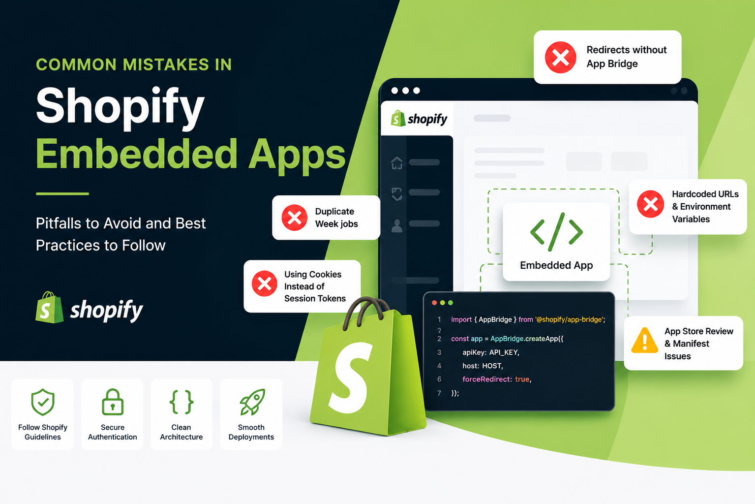 Common Mistakes in Shopify Embedded Apps (And How to Avoid Them)