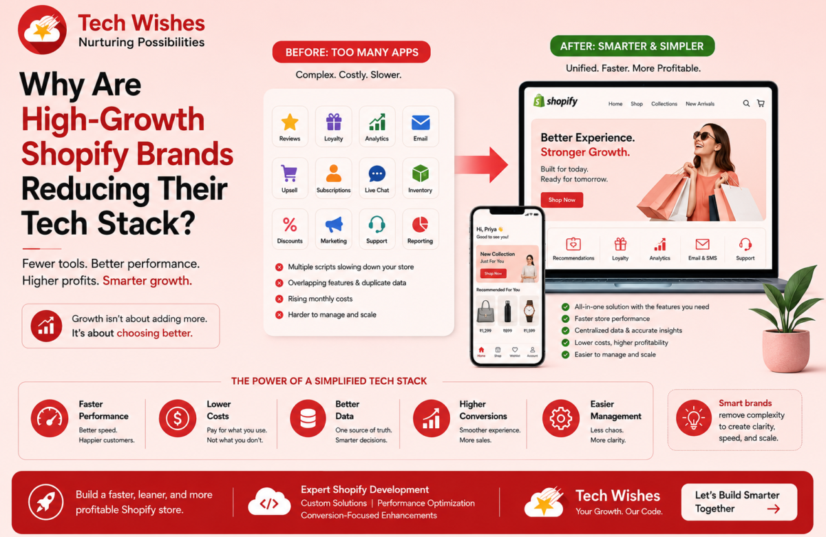 Why Are High-Growth Shopify Brands Reducing Their Tech Stack?