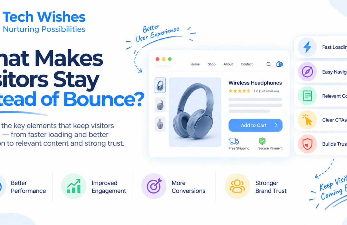 What Makes Visitors Stay Instead of Bounce?