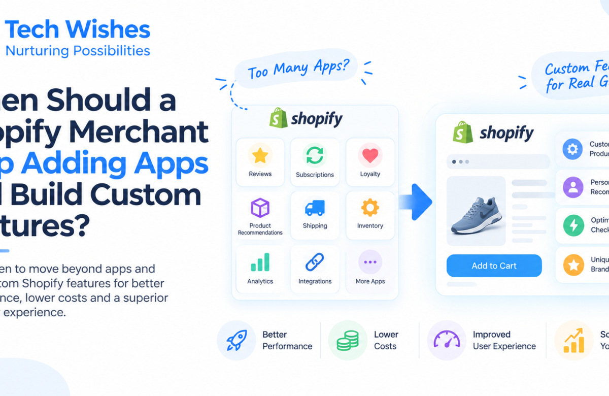 When Should a Shopify Merchant Stop Adding Apps and Build Custom Features?